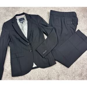Banana Republic Black Pant Suit size 8 stretch